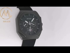 Hot Sale Sleek Black Silicone Strap Digital Sport Watch For Men And Women With Quartz Movement