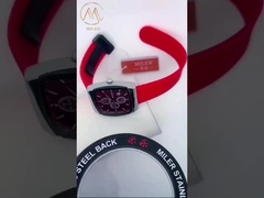 ML 1004 Customized Trendy Quartz Wrist Watches For Men With Luminous Hands Leather Band