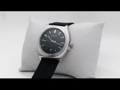 Wholesale Custom Logo Silicone Strap Watches With Buckle Clasp Water Resistant To 30 Meters