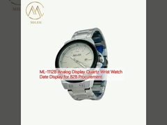 ML-1112B Analog Display Quartz Wrist Watch Date Display for B2B Procurement