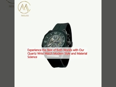 Experience the Best of Both Worlds with Our Quartz Wrist Watch Modern Style and Material Science