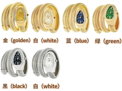 Custom Watch Double Spiral Watch with Rose Gold case Set with Brilliant Cut Diamond Watch Women