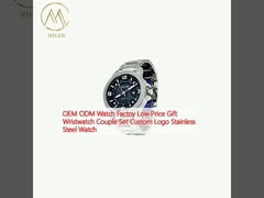 OEM ODM Watch Factoy Low Price Gift Wristwatch Couple Set Custom Logo Stainless Steel Watch