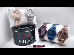 New Style China Movement Fancy Ladies Watch Full of Diamond Watch