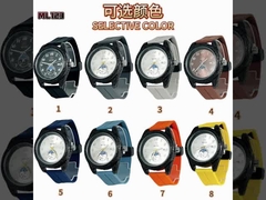 ML-123 Waterproof Quartz Wrist Watch with Laser Printing Logo and Case Back